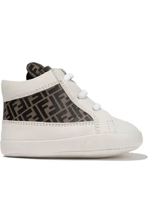 Fendi FF-print ankle high-top sneakers