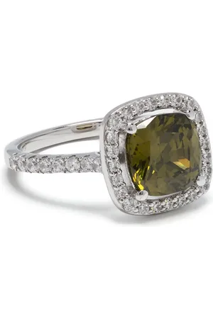 APM Monaco Square-shape half-pavé ring