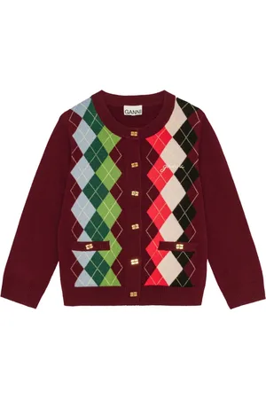 Ganni Argyle-pattern cardigan