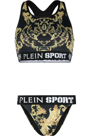 Philipp Plein Baroque-print bikini set
