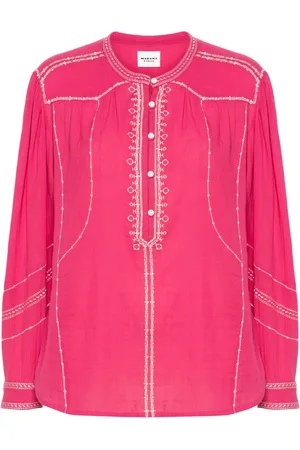 Marant Etoile Pelson embroidered-detailing blouse
