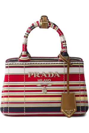 Prada Striped canvas mini bag
