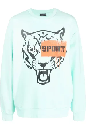 Philipp Plein Tiger-motif long-sleeved sweatshirt