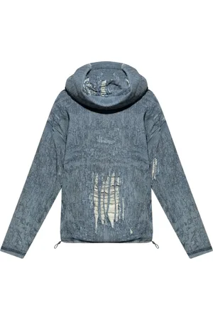Diesel Ripped denim sweatshirt