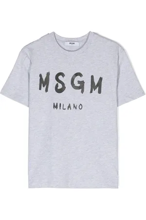 Msgm Logo-print cotton T-shirt