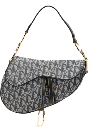 Dior 2003 Diorissimo Canvas Saddle Bag shoulder bag