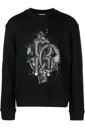 Roberto Cavalli Mirror Snake-print sweatshirt
