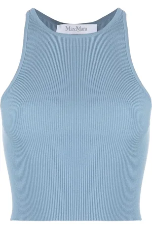Max Mara Knitted racerback tank top