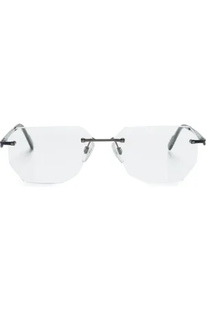 Cazal Frameless-design logo-engraved glasses
