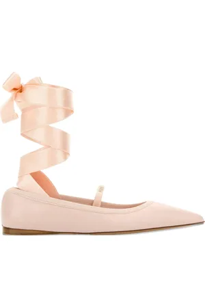 Salvatore Ferragamo Ankle-ribbon ballet flats