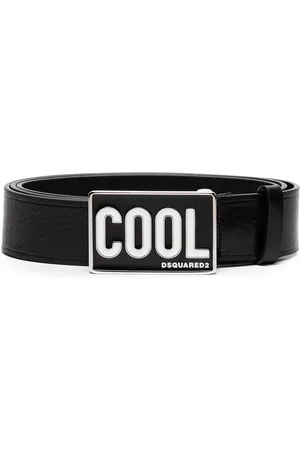 Dsquared2 Cool-plaque leather belt