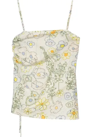 AERON Hampton floral-print top