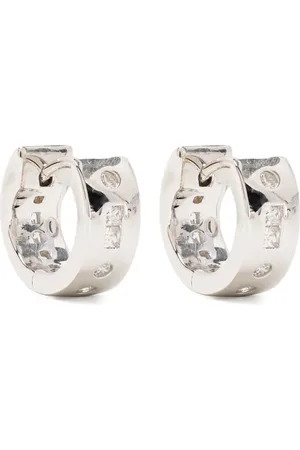 APM Monaco Crystal-embellished small hoops