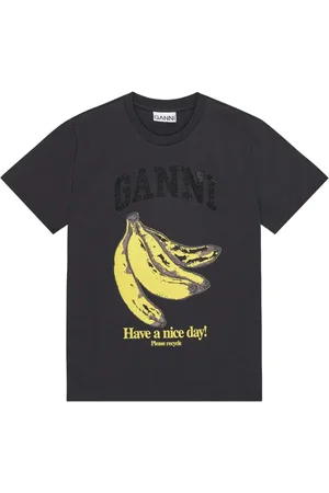 Ganni Banana-print T-shirt