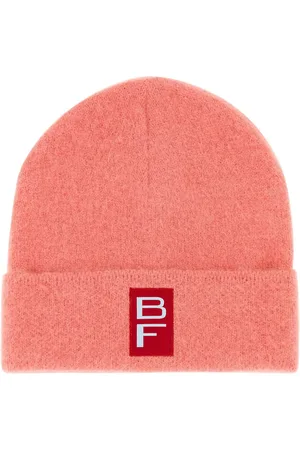 By Far Logo-patch knit beanie