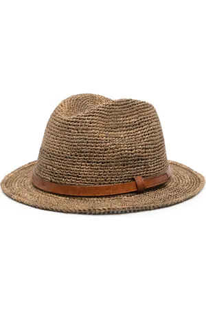 IBELIV Woven raffia fedora
