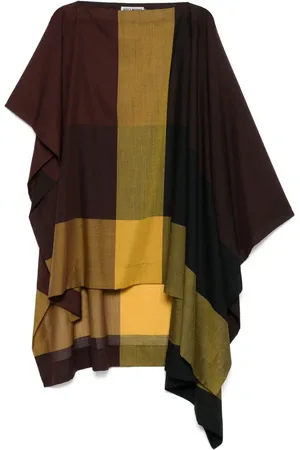Issey Miyake Plaid cardigan