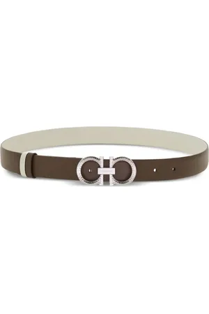 Salvatore Ferragamo Reversible adjustable Gancini belt