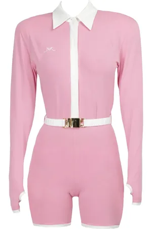Rowen Rose Belted jersey jumpsuit