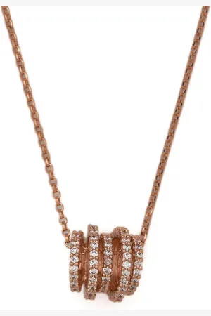 APM Monaco Hoop detail adjustable necklace