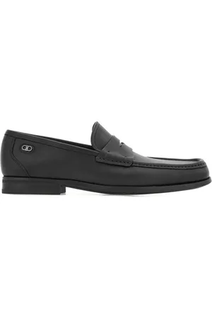 Salvatore Ferragamo Leather penny loafers