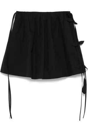 BLUMARINE Floral-appliqué mini skirt