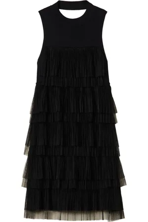 Twin-Set Tulle-ruffled dress