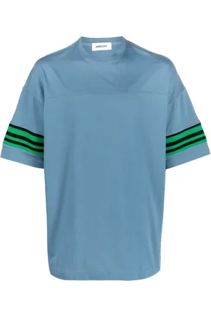 AMBUSH Logo-patch stripe detail T-shirt