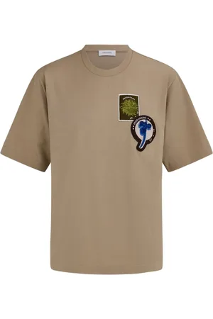 Salvatore Ferragamo Graphic-patch short-sleeve T-shirt
