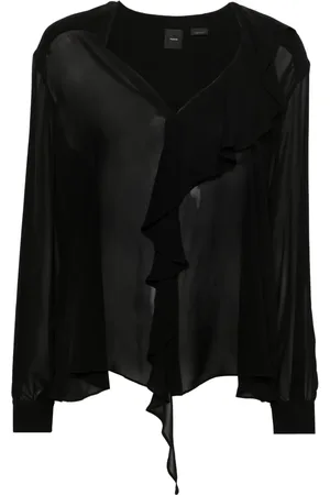 Pinko Ruffled long-sleeve shirt