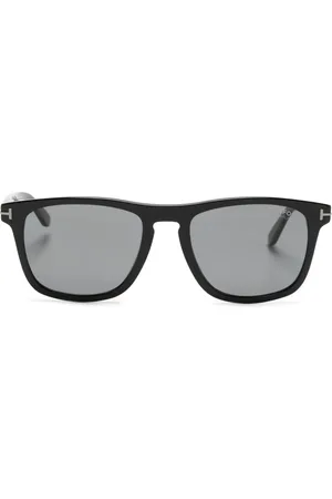 Tom Ford Logo-plaque square-frame sunglasses