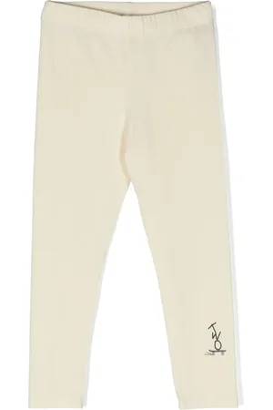 There Was One Kids Logo-print jersey leggings
