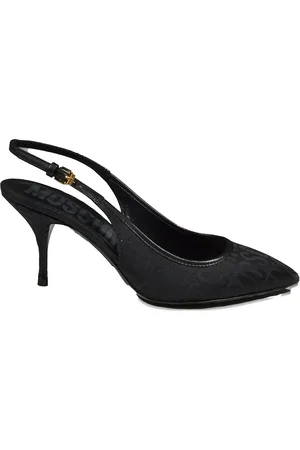 Moschino 80mm slingback pumps