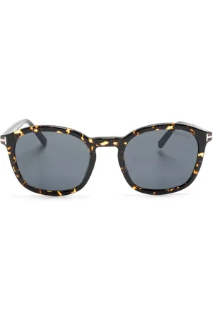 Tom Ford Tortoiseshell-effect tinted sunglasses