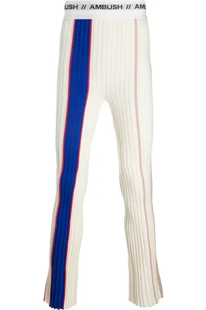 AMBUSH Logo band ribbed trousers