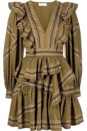 ULLA JOHNSON Anais embroidered evening dress