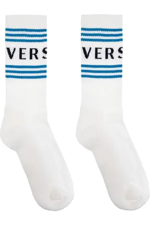 VERSACE Logo-jacquard socks