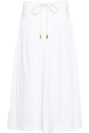 Pinko Grinch drawstring midi skirt