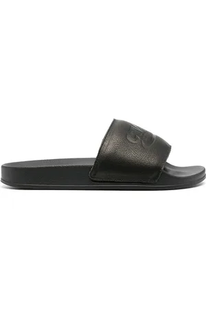 Heron Preston Logo debossed slides