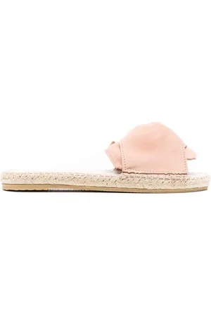 MANEBI Knot-detail slip-on sandals