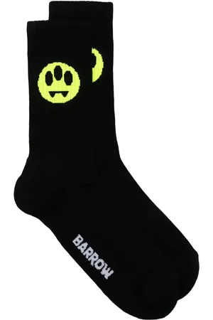 BARROW Logo-intarsia socks