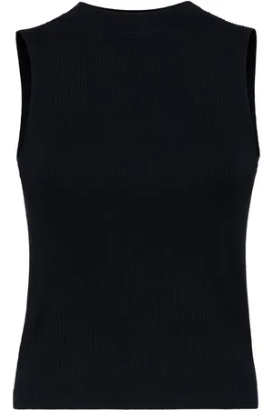 Brunello Cucinelli Contrast-stitch vest top