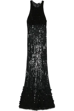 Elisabetta Franchi Sequin-embellished maxi dress