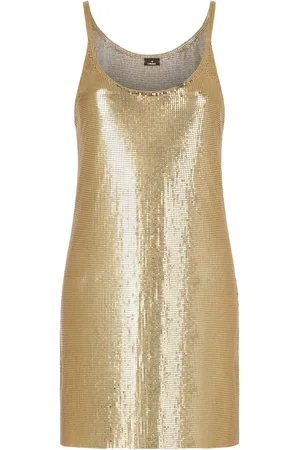Paco rabanne Chainmail-embellished mini dress