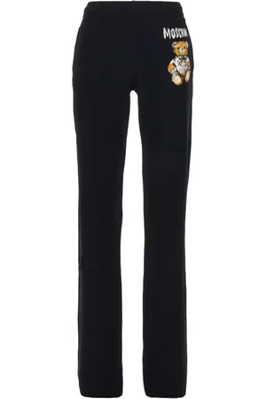 Moschino Teddy Bear-print cotton track pants