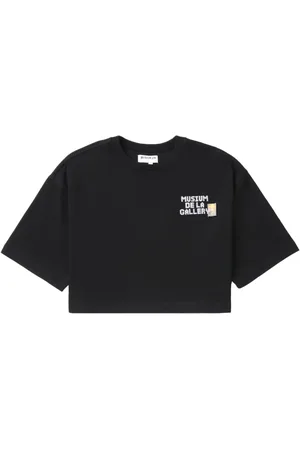 Musium Div. Logo-appliqué cotton T-shirt