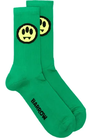 BARROW Logo-intarsia socks