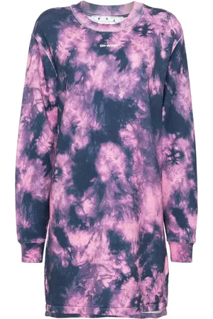 OFF-WHITE Arrows tie-dye sweatshirt dress