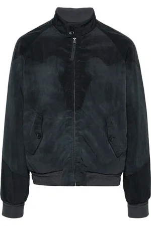Maison Margiela Crinkled zip-up jacket