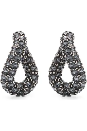 Isabel Marant Crystal-embellished twisted earrings